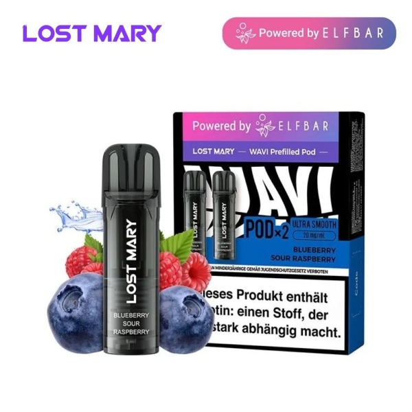 Lost Mary Wavi - Blueberry Sour Raspberry - Prefilled Pod 2ml/ Stück